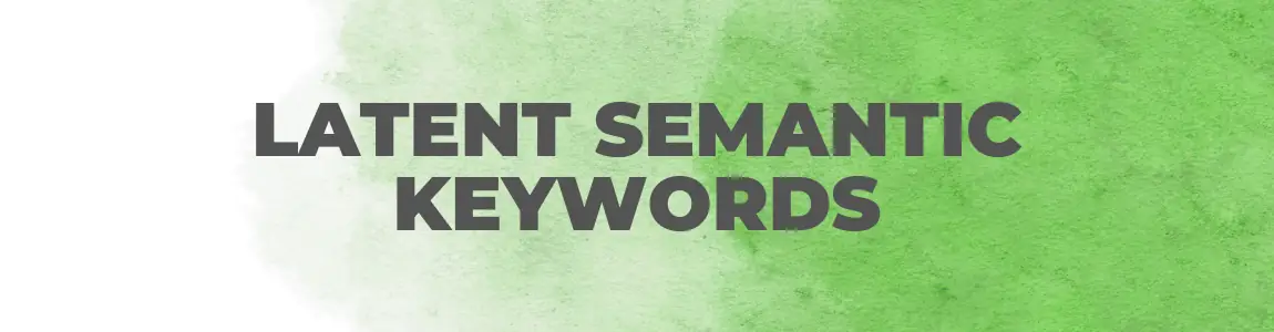 Latent Semantic Keywords