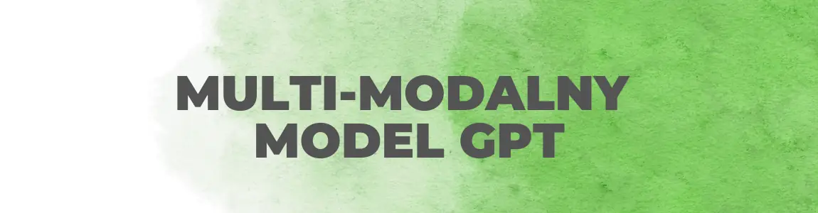Multi modalny model GPT