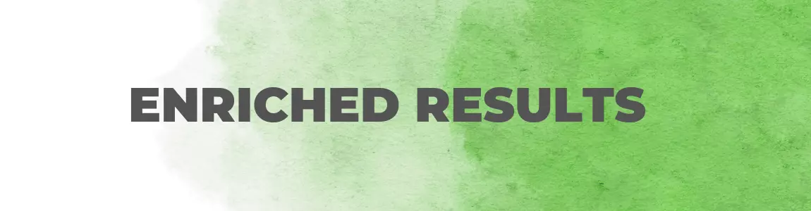 enriched results
