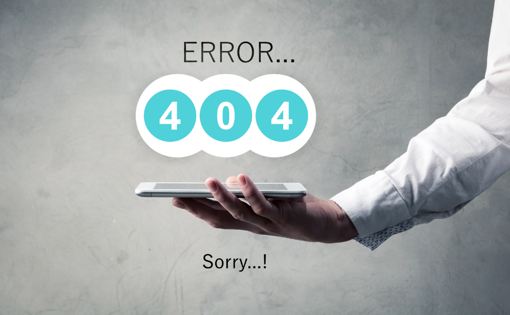 telefon z błędem 404
